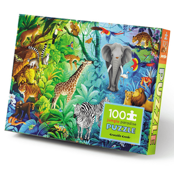 Jungle Paradise Holographic Puzzle 100 Piece