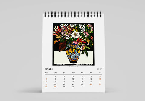 Kit Hiller 2027 Desk Calendar
