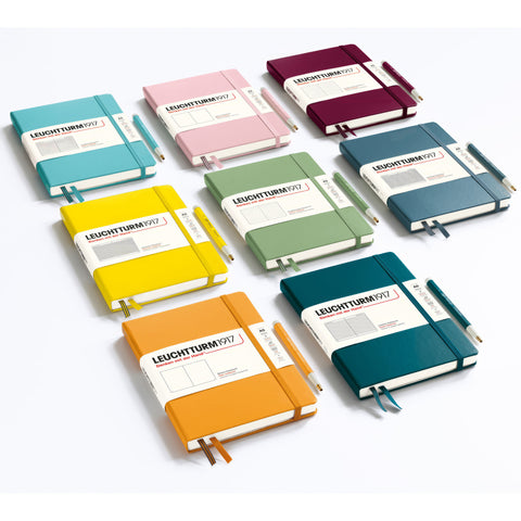 A5 Medium Lined Fox Red Hard Cover Notebook