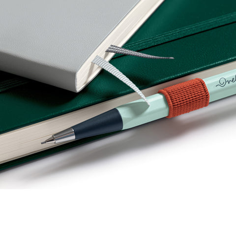 A5 Medium Dotted Light Grey Soft Cover Notebook