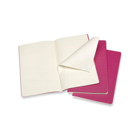 Cahier Notebook - Set of 3 - Ruled - Large - Kenetic Pink