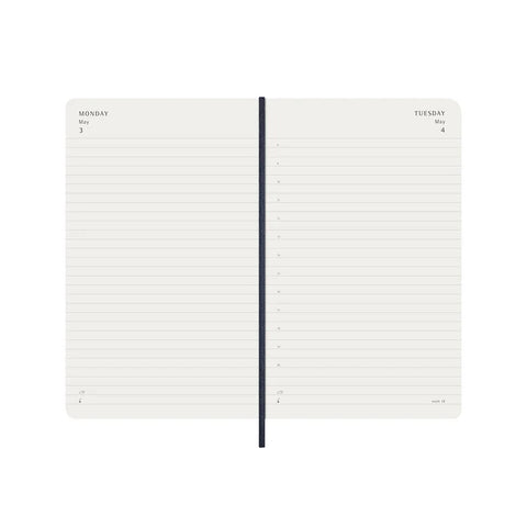 2027 Daily Diary Soft Cover Large | Black