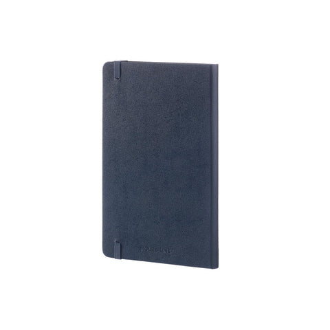 Classic Hard Cover Notebook - Plain - Large - Sapphire Blue
