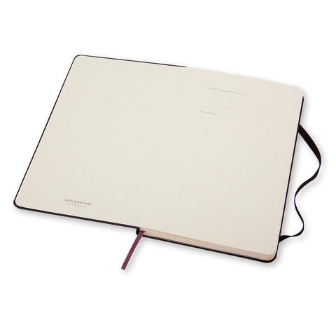 Classic Hard Cover Notebook - Grid - Large - Black