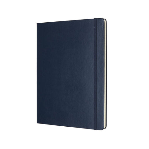 Classic Hard Cover Notebook - Plain - Extra Large - Sapphire Blue