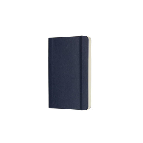 Classic Soft Cover Notebook - Plain - Pocket - Sapphire Blue