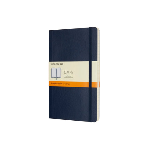 Classic Soft Cover Notebook - Ruled - Large - Sapphire Blue
