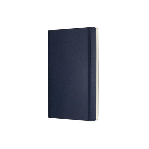 Classic Soft Cover Notebook - Plain - Large - Sapphire Blue