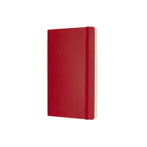 Classic Soft Cover Notebook - Grid - Large - Scarlet Red