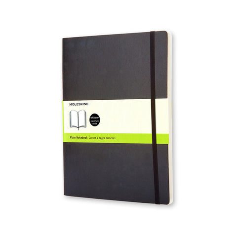 Classic Soft Cover Notebook - Plain - Extra Large - Black