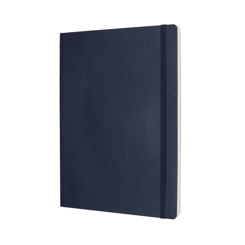 Classic Soft Cover Notebook - Plain - Extra Large - Sapphire Blue