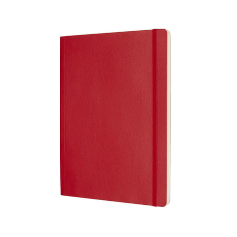 Classic Soft Cover Notebook - Plain - Extra Large - Scarlet Red