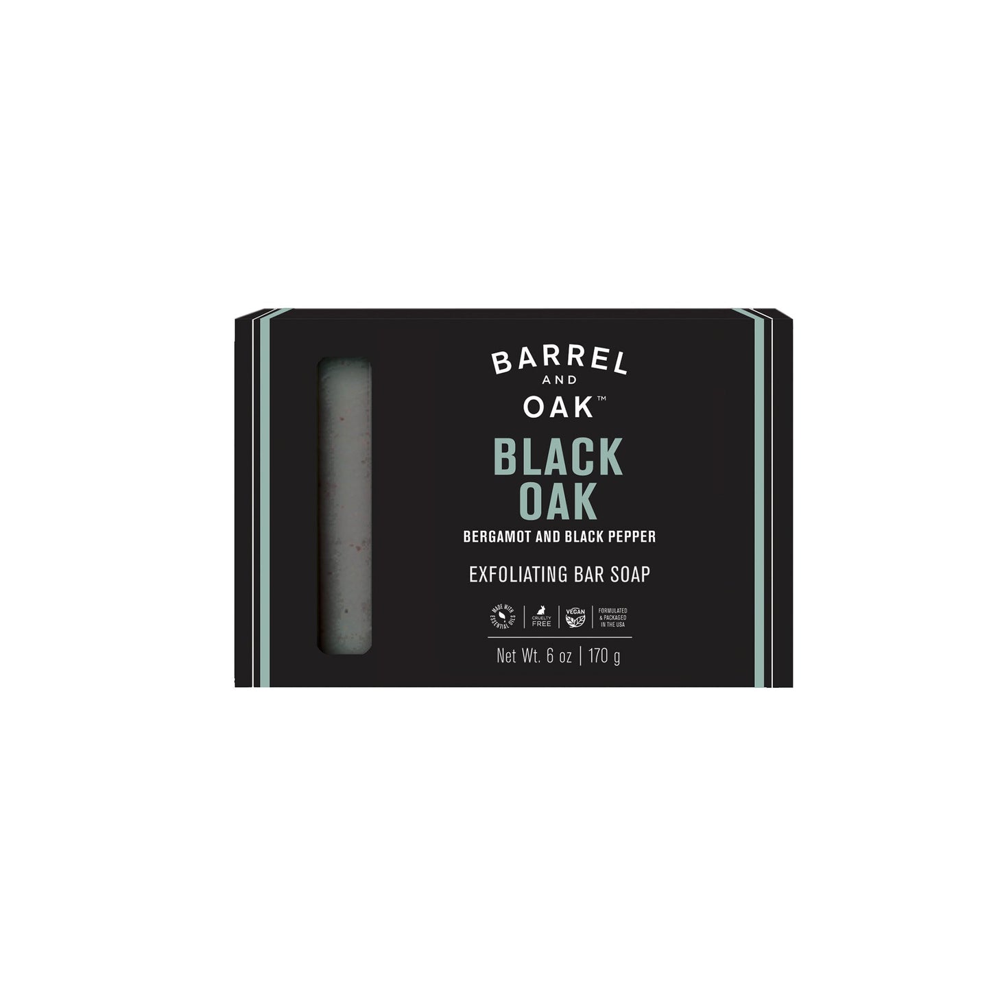 Black Oak Exfoliating Bar Soap