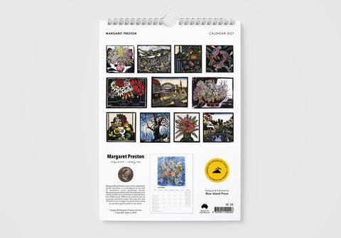Margaret Preston 2027 Wall Calendar