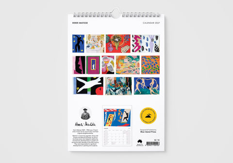 Henri Matisse 2027 Wall Calendar