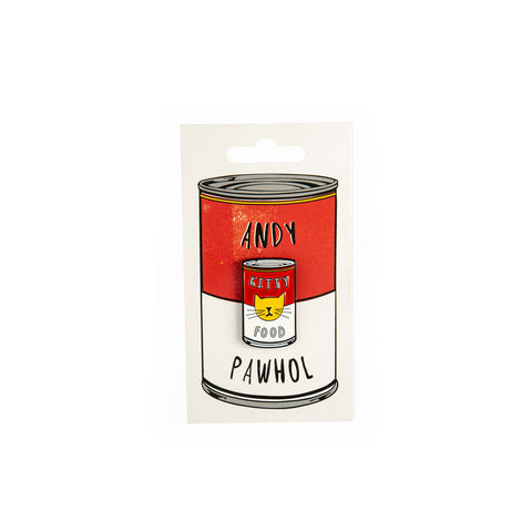 Kitty Warhol Enamel Pin