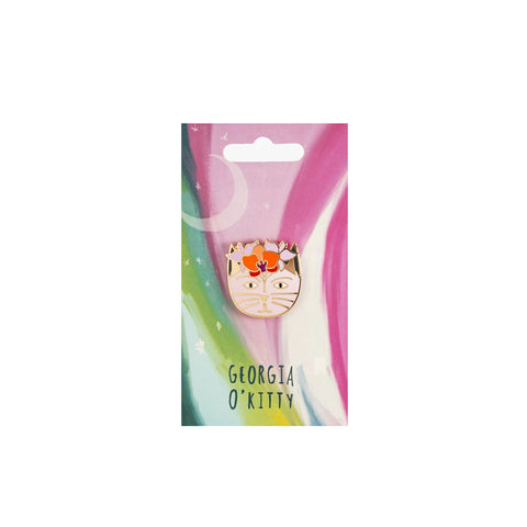 Georgia O'Kat Enamel Pin