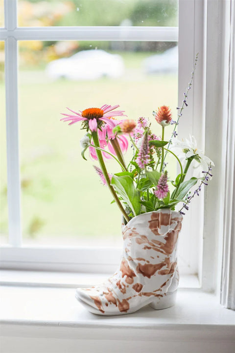 Desert Peach Cowboy Boot Candle