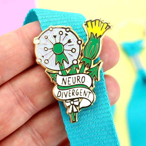 Neurodivergent Dandelion Lapel Pin