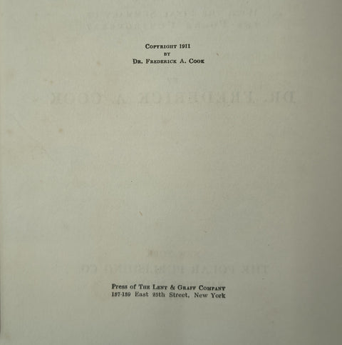 My Attainment of the Pole (First Edition)