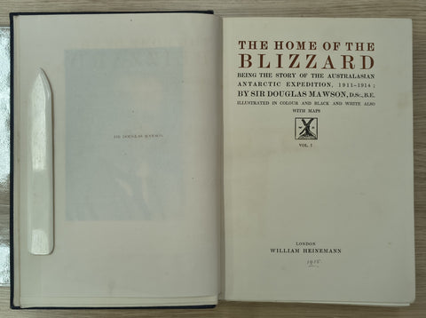 The Home of the Blizzard, 2 Volumes (First Edition)