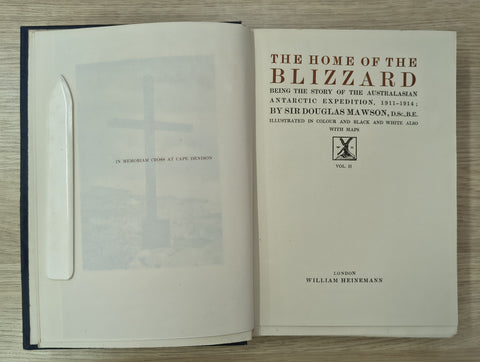 The Home of the Blizzard, 2 Volumes (First Edition)