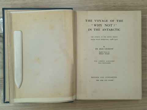 The Voyage of the 'Why Not?' (First English Edition)