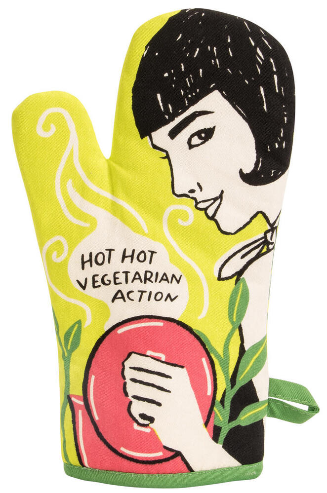 Hot Hot Vegetarian Action Oven Mitt