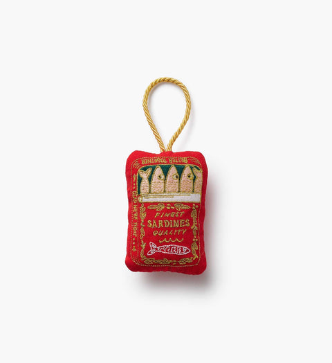 Sardines Embroidered Ornament