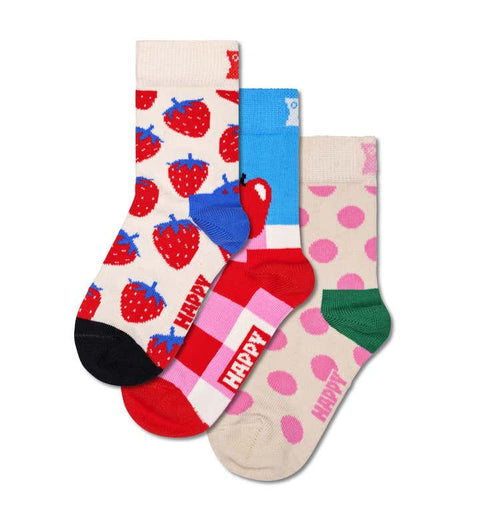 Gift Set Kids Fruits & Berries 3-Pack Socks (4-6 yr)