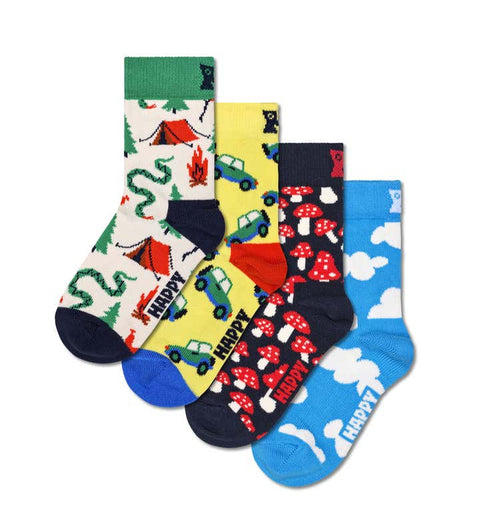 Gift Set Kids Little Camper 4-Pack Socks (4-6 yr)
