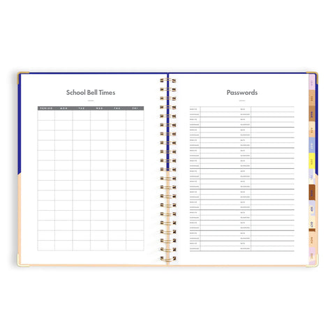 Cobalt Ripple 2025 Academic Planner - Vertical - A4