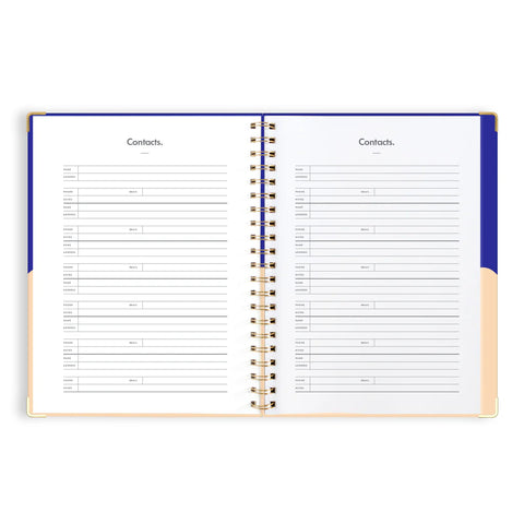 Cobalt Ripple 2025 Academic Planner - Vertical - A4