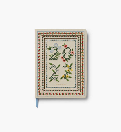 2027 Weekly Embroidered Bookbound Planner - Heritage Sampler