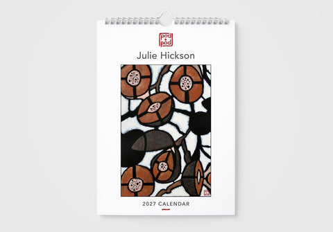 Julie Hickson 2027 Wall Calendar