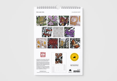 Julie Hickson 2027 Wall Calendar