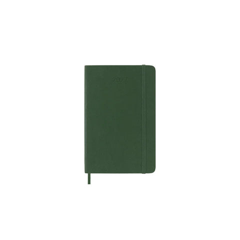 2027 Weekly Diary Soft Cover Pocket | Myrtle Green
