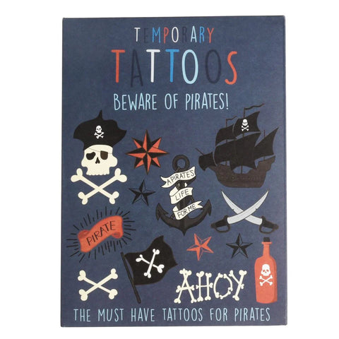 Beware of Pirates! | Temporary Tattoos
