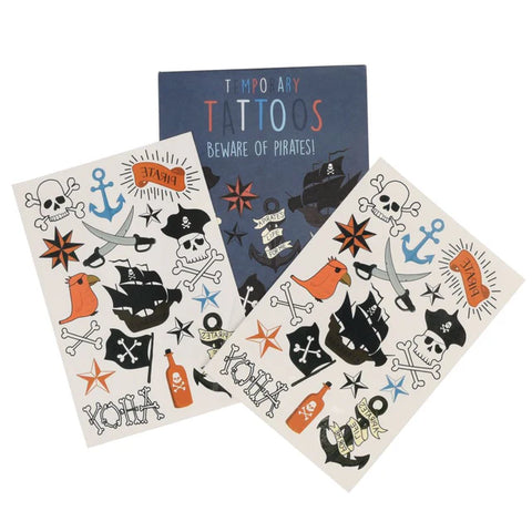 Beware of Pirates! | Temporary Tattoos