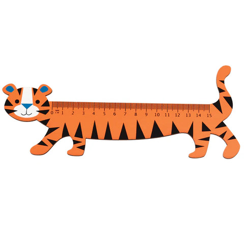 Tiger Wooden Ruler – Harry Hartog Bookseller