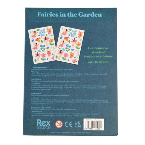 Fairies in the Garden Temporary Tattoos
