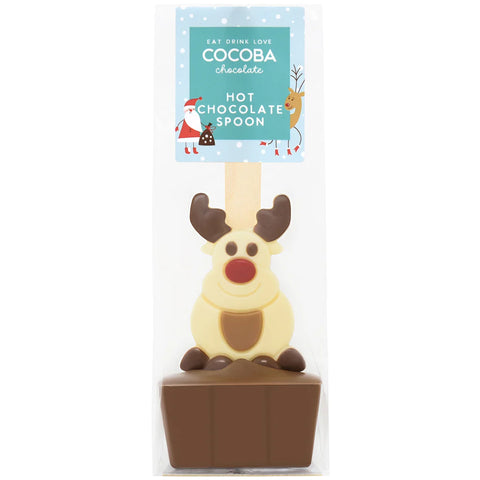 Christmas Reindeer Milk Hot Chocolate Spoon