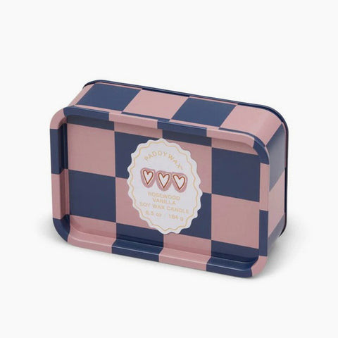 Rosewood Vanilla Candle Tin | 6oz | Adopo
