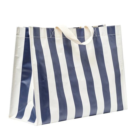 Carryall Beach Bag - Marine Stripe
