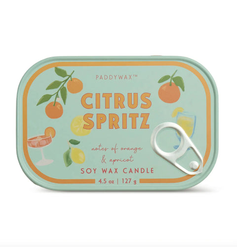 Orange Citrus Spritz Tin Candle - Bistro