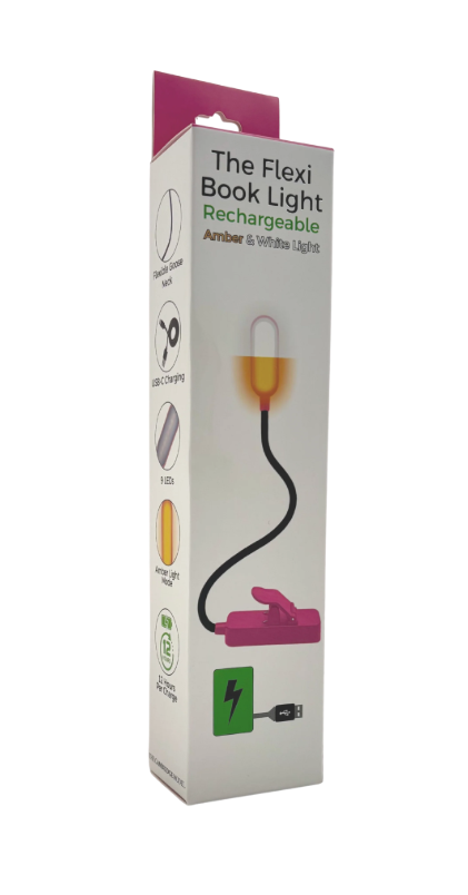 Pink Flexi Book Light