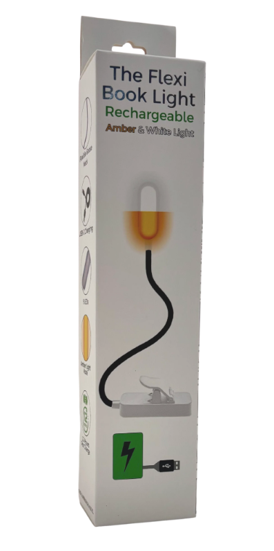 White Flexi Book Light