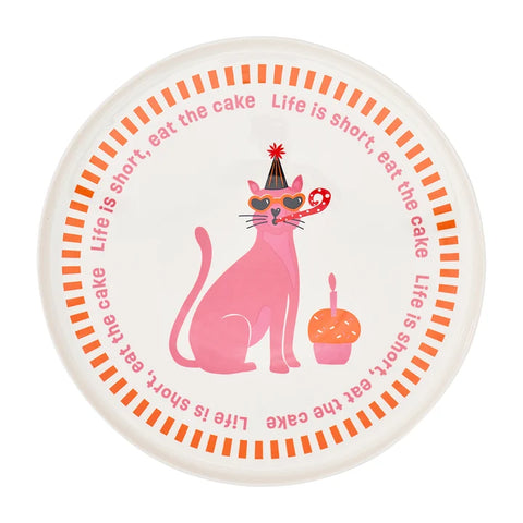 Serving Plate - Life is Short, Eat the Cake