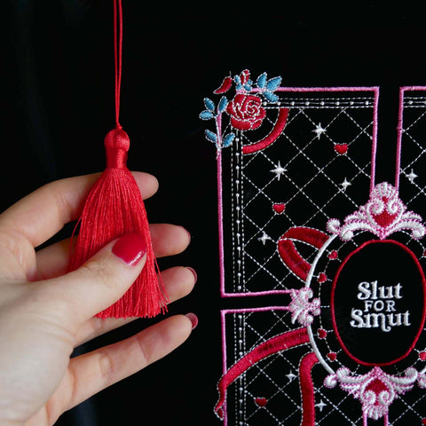 Black Slut For Smut Book Sleeve