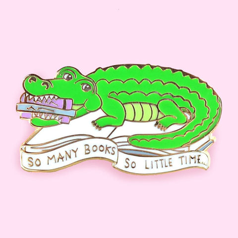 So Many Books So Little Time Lapel Pin